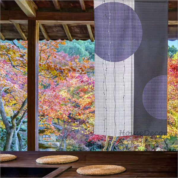 Modern Fabric doorway curtain room divider design main view