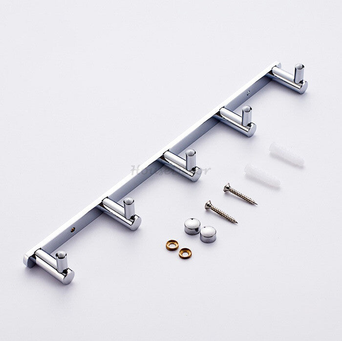Chrome Brass robe hook detailed product view additional view