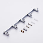 Chrome Brass robe hook detailed product view additional view