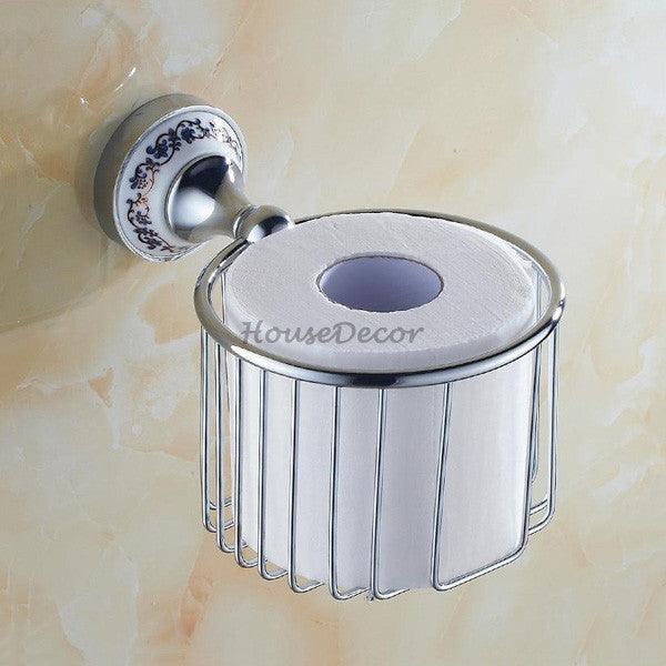 Modern Ceramic toilet paper holder detailed product view main view