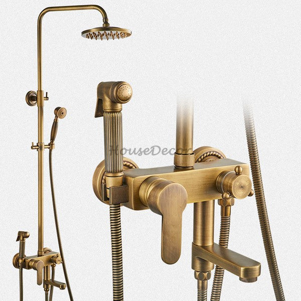 Modern bath shower mixer tap detailed product view main view