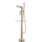 Modern bath shower mixer tap waterfall spout main view