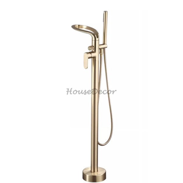 Modern bath shower mixer tap waterfall spout main view