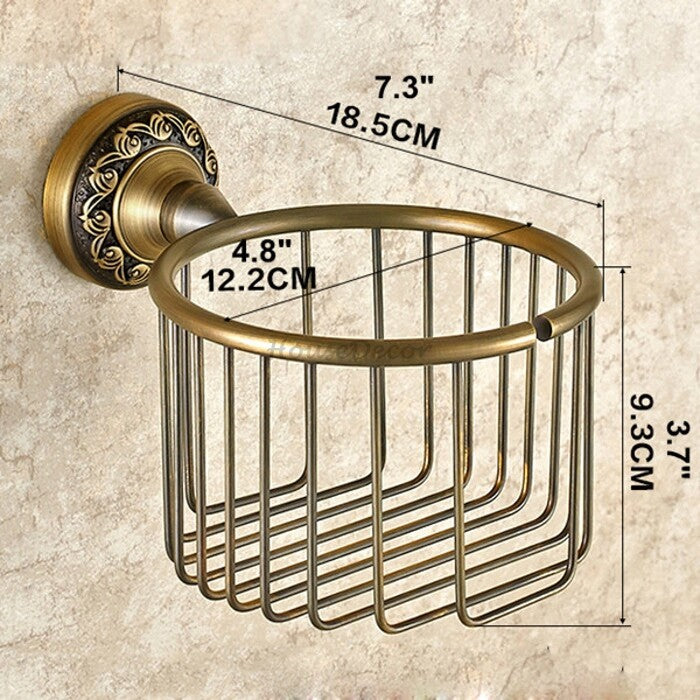 Modern toilet paper holder wall mounted design detail view