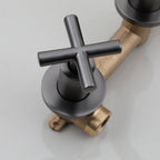 Brass bath shower mixer tap wall mounted design additional view