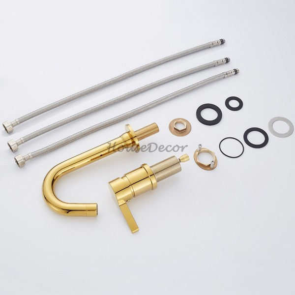 Modern bath shower mixer tap swivel spout additional view
