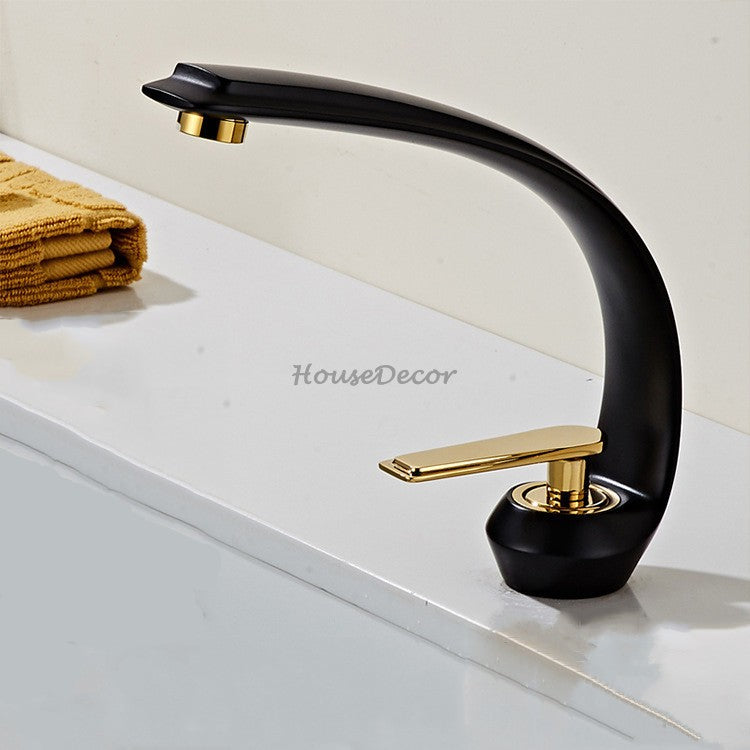 Modern bath shower mixer tap single lever control detail view
