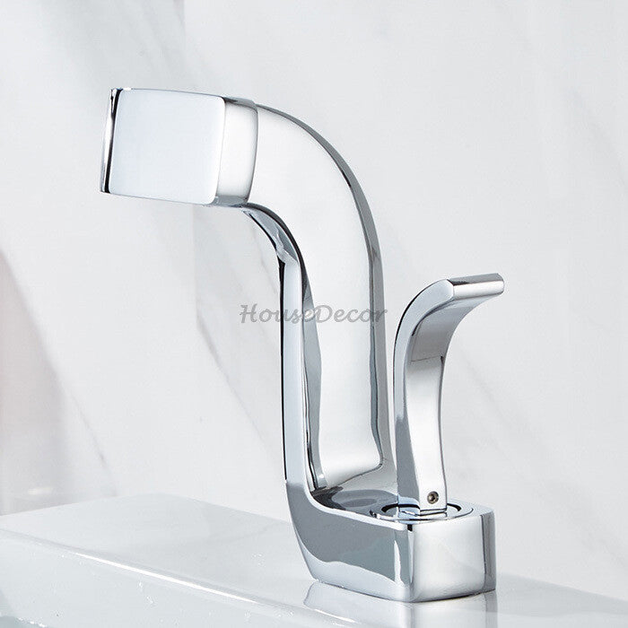 Brass bath shower mixer tap waterfall spout additional view
