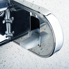 Modern Stainless Steel toilet paper holder detailed product view additional view