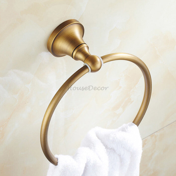 Modern towel ring wall mounted design main view