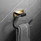 Modern Brass towel ring wall mounted design additional view