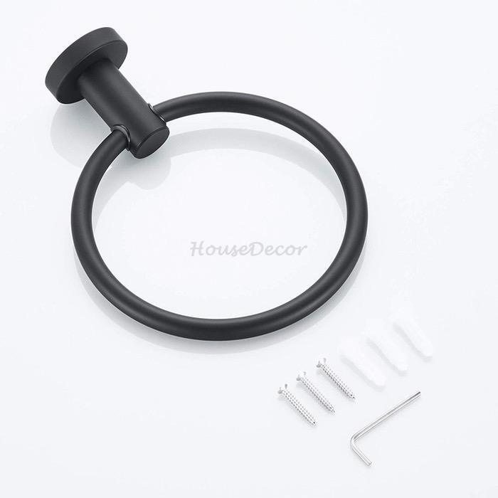 Gold towel ring detailed product view additional view