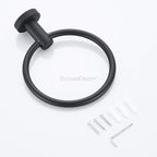Gold towel ring detailed product view additional view