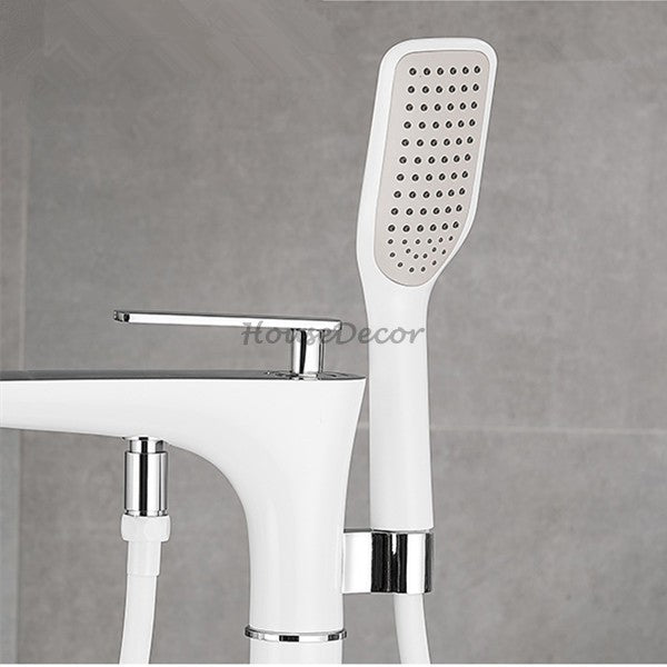 Modern bath shower mixer tap handheld shower set additional view
