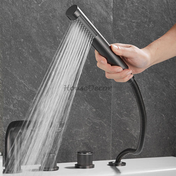 Modern bath shower mixer tap pull out spray additional view