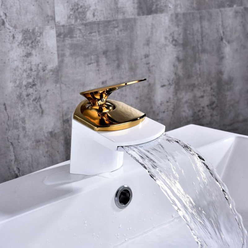 Brass bath shower mixer tap waterfall spout additional view