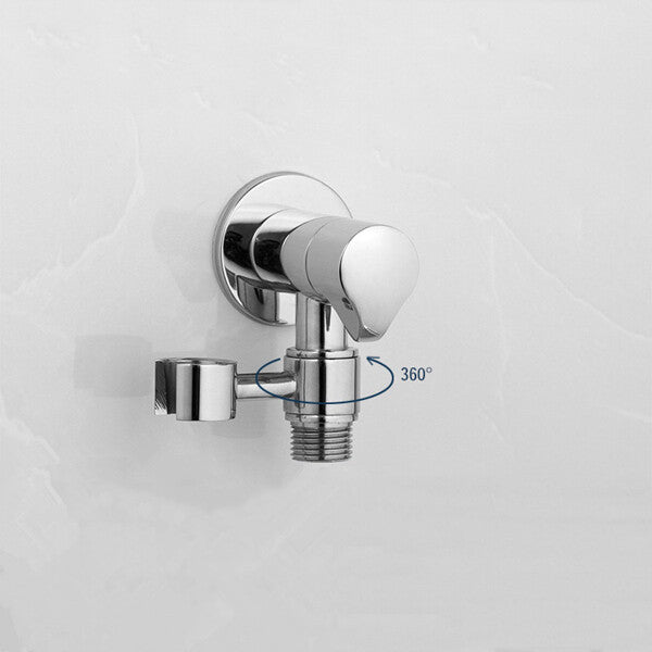 Brass home product handheld shower set detail view