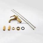 Antique Brass bath shower mixer tap detailed product view detail view