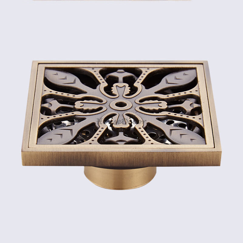 Bronze shower drain detailed product view additional view