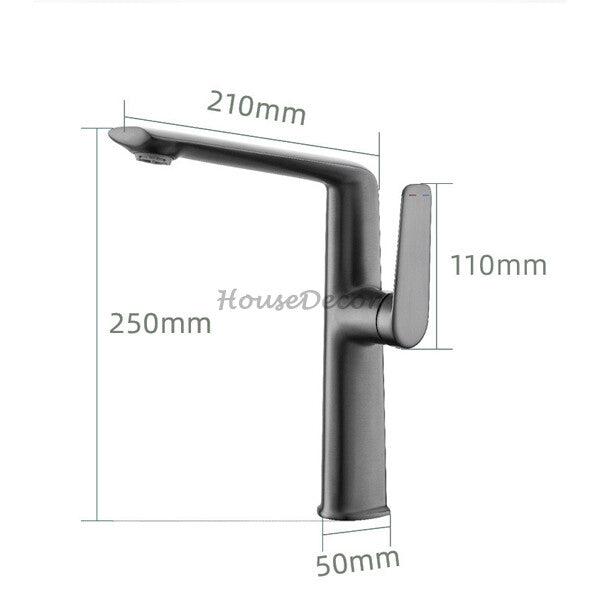 Brass bath shower mixer tap single lever control additional view