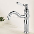 Brass bath shower mixer tap swivel spout detail view