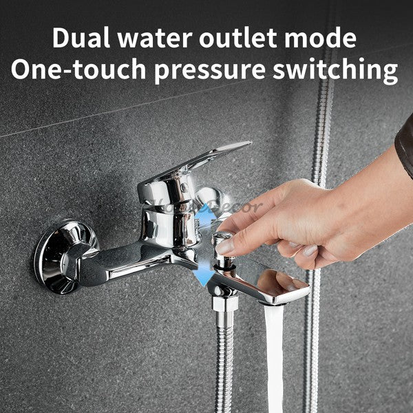Modern bath shower mixer tap wall mounted design additional view