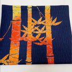 Modern Fabric doorway curtain room divider design detail view