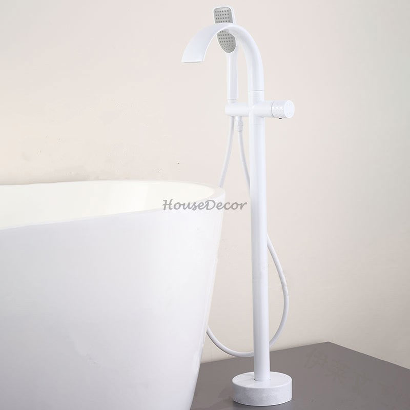 Modern bath shower mixer tap waterfall spout additional view