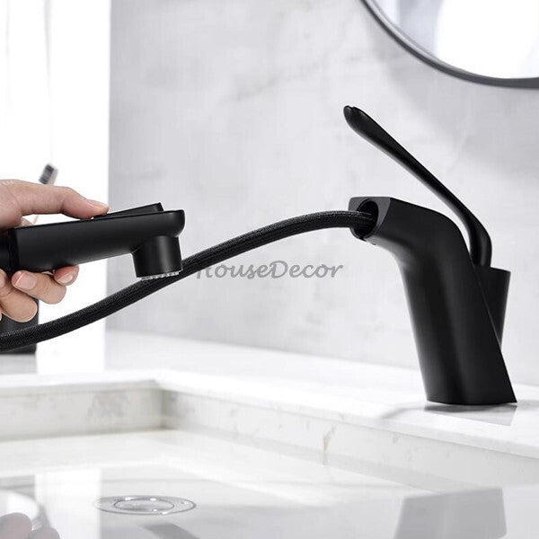 Modern bath shower mixer tap pull out spray additional view