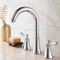 Modern bath shower mixer tap swivel spout detail view